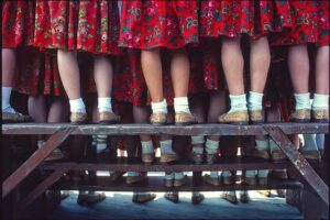 Chuck-Fishman-Girls-chorus-at-folkloric-festival-in-the-Tatra-mountains-of-southern-Poland-1979